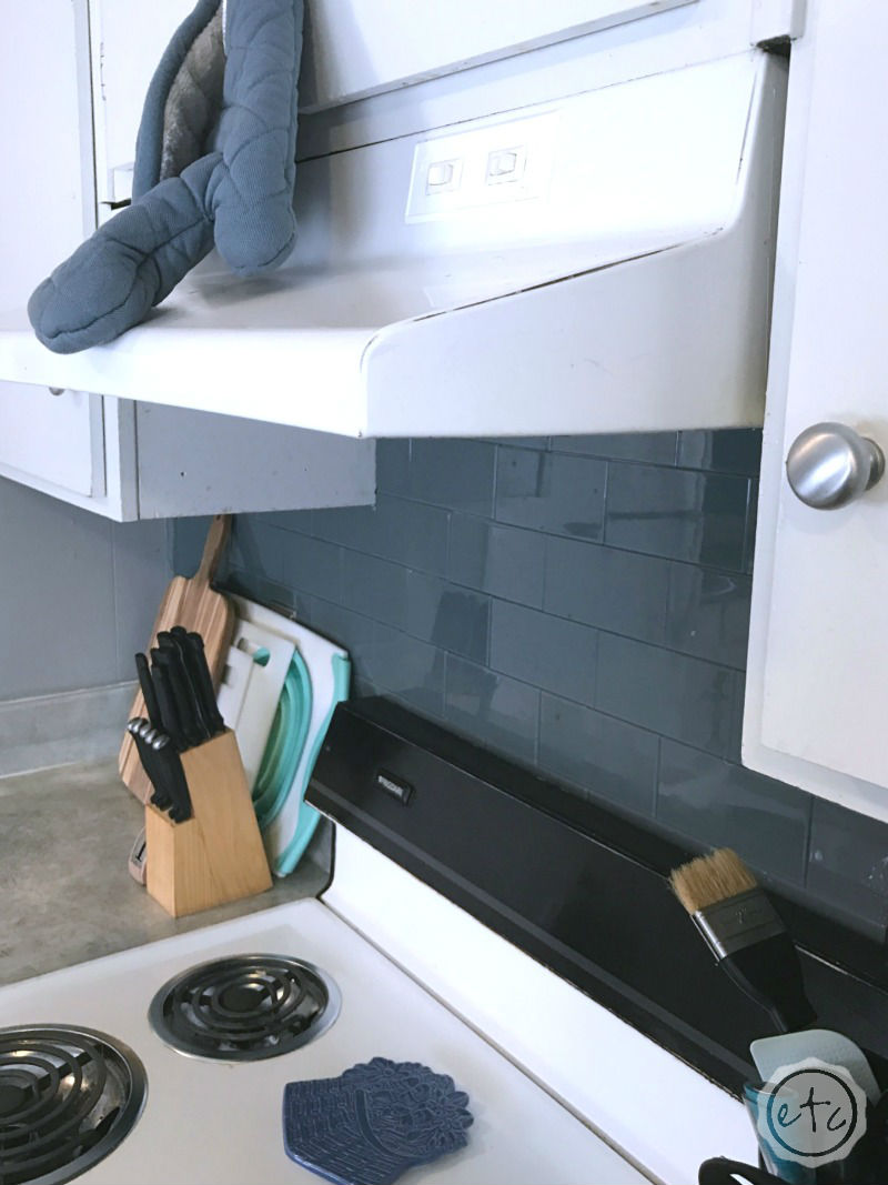 Blue, Gray & White Kitchen Reveal