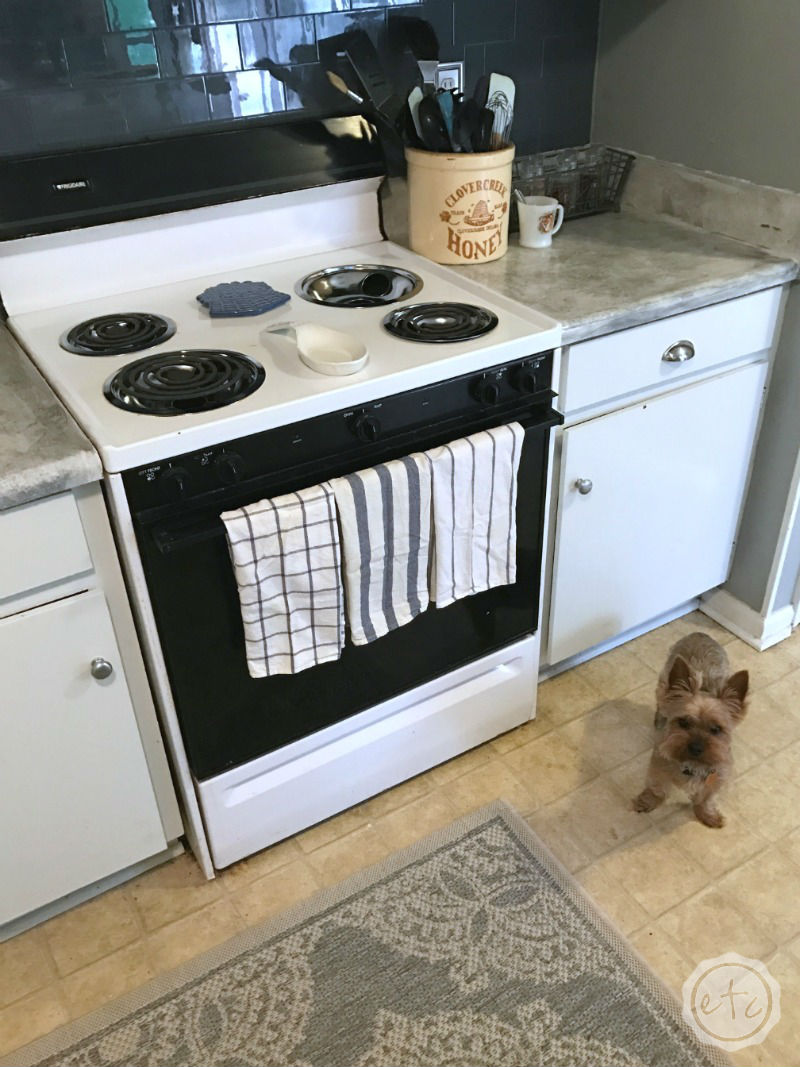 Blue, Gray & White Kitchen Reveal