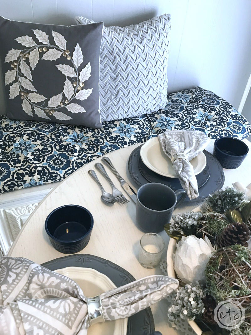 Blue, Gray & White Kitchen Reveal