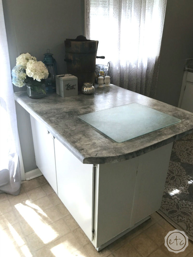 Blue, Gray & White Kitchen Reveal
