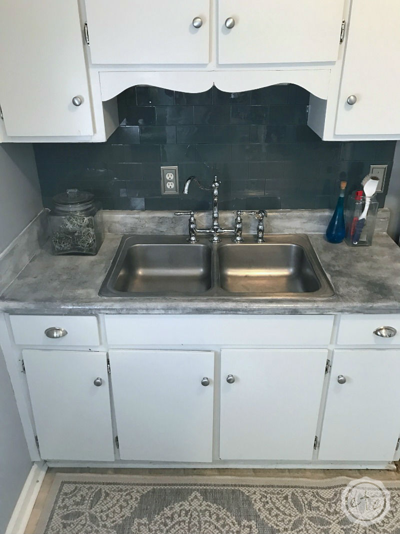 Blue, Gray & White Kitchen Reveal