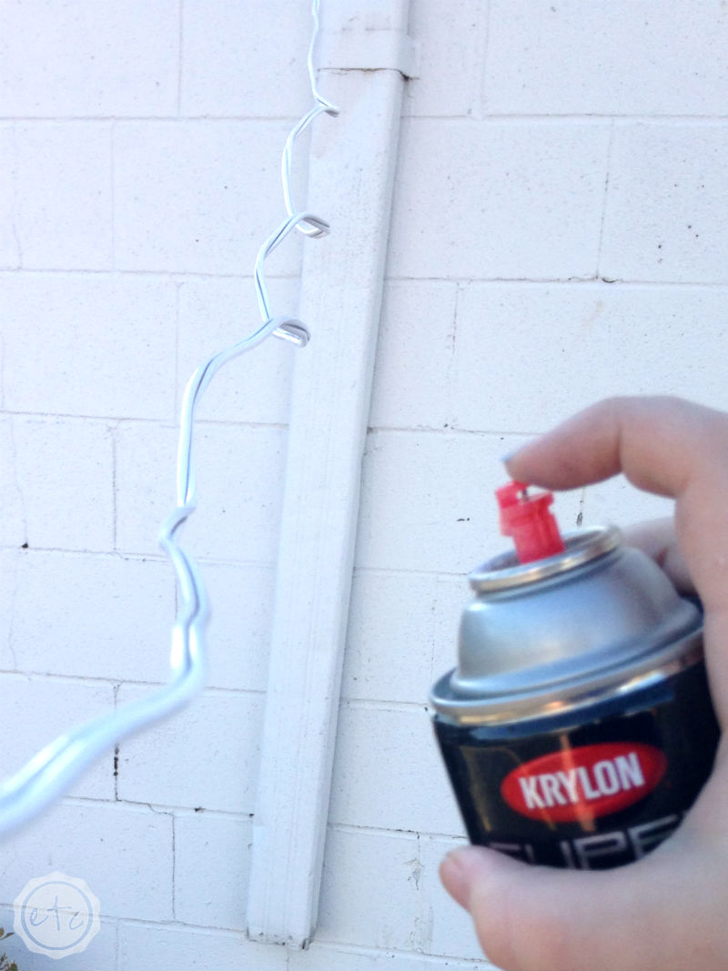 DIY Lamp Transformation... How to Color Transparent Glass with Happily Ever After, Etc.