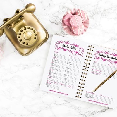 Wedding Binder - 42 Page Hot Pink Wedding Binder